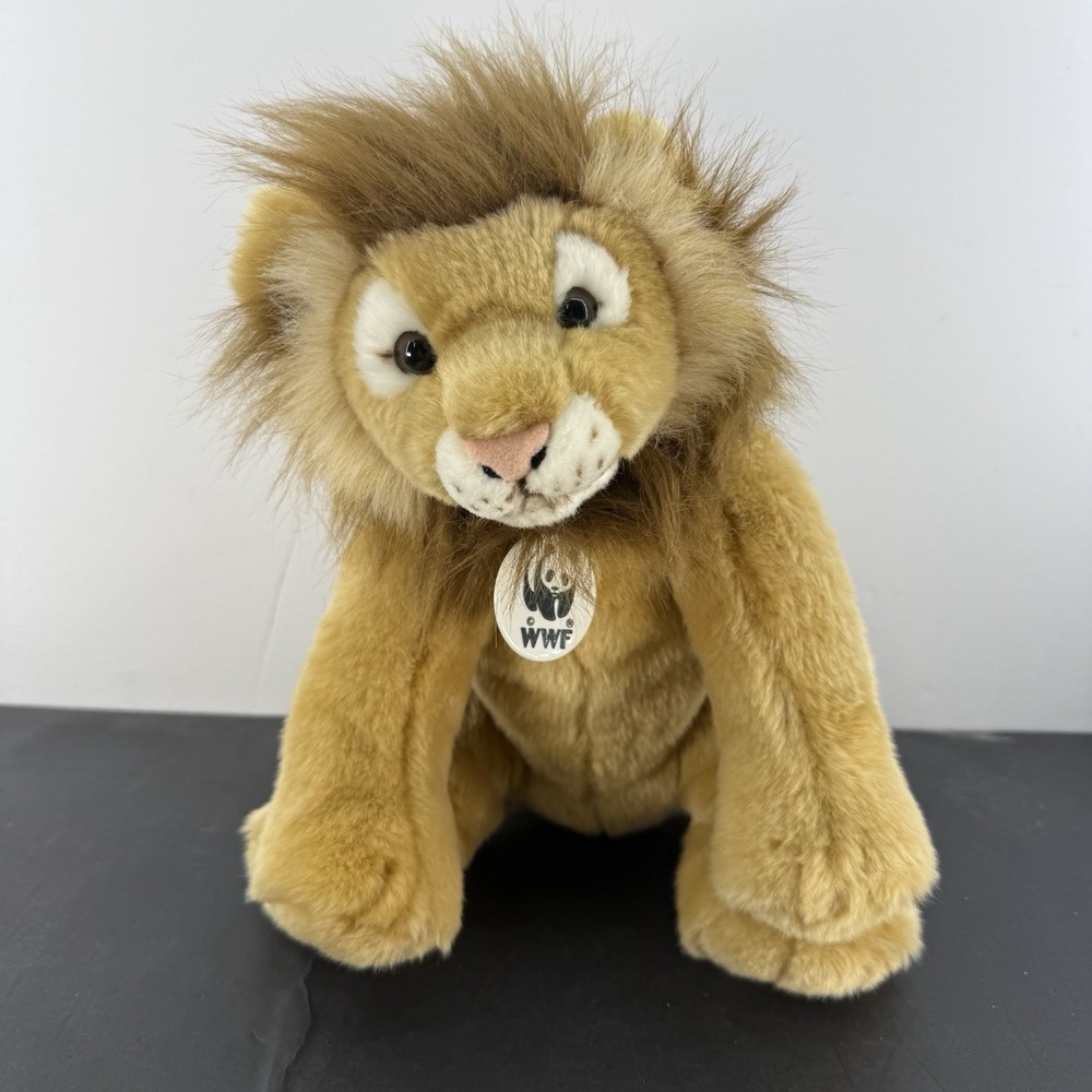 Build-A-Bear Workshop World Wildlife Fund (WWF) Plush Lion Stuffed Animal (2003)